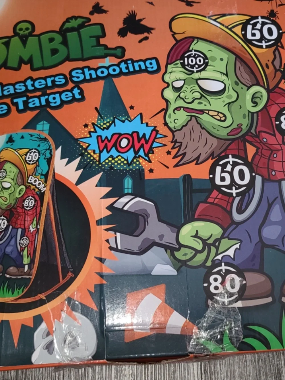 Quanquer Kids Zombie Shooting Practice Target Toy - Compatible with Nerf Gun